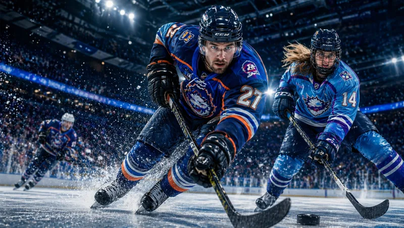 Ice Hockey thumbnail preset for BenchStream broadcasts