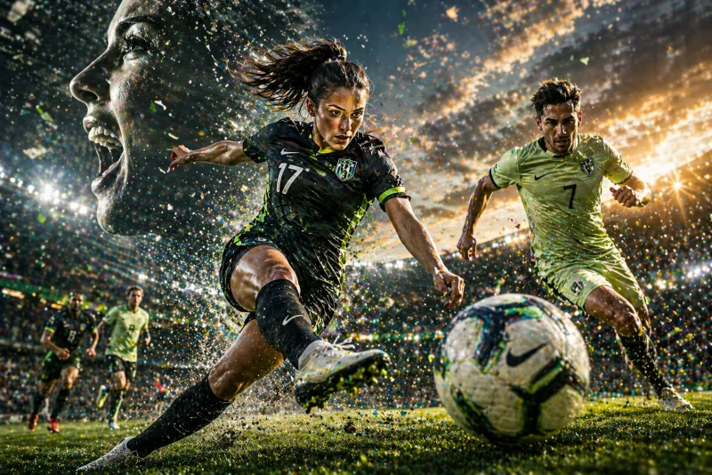 Soccer thumbnail preset for BenchStream broadcasts